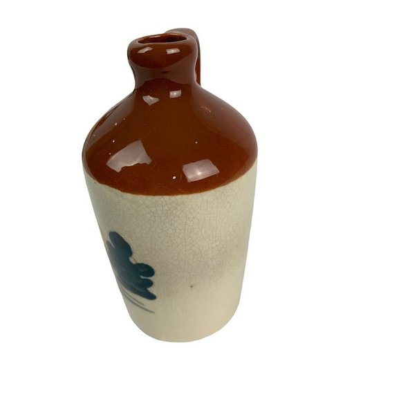 Set of Oil and Vinegar Crocks Cruets 4 3/4"h Rooster Country Theme - Picture 7 of 9